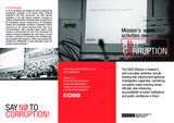Mission's activities on Anti-Corruption leaflet