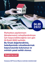 Supporting institutions in Kosovo regulate constructions without permit poster