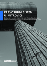 Pravosudni sistem u Mitrovici status pre i posle masovne ostavke sudija, tužilaca i administrativnog osoblja iz zajednice kosovskih Srba