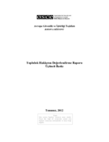 Topluluk Haklarını Değerlendirme Raporu Üçüncü Baskı