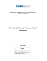 Komunitetenge Hakayengo Notadeipesko Raporti - Trinto Edicia