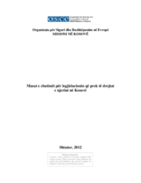 Masat e zbatimit për legjislacionin që prek të drejtat e njeriut në Kosovë