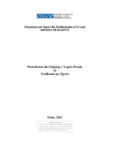 Përkufizimi dhe Ndjekja e Veprës Penale të Trafikimit me Njerëz