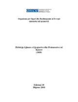 Gender Composition of Judges and Prosecutors in Kosovo