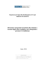 Rivlerësimi i përparimit në hartimin dhe zbatimin e kornizës ligjore dhe të politikave për riintegrimin e personave të riatdhesuar 