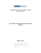 Kosovski Hrvati Opštine Viti/Vitina: Ugrožena zajednica 
