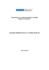Saradnja Skupštine Kosova sa civilnim društvom