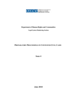 Preparatory Proceedings in Contested Civil Cases