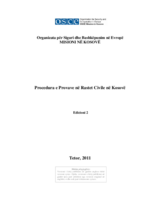 Procedura e Provave në Rastet Civile në Kosovë