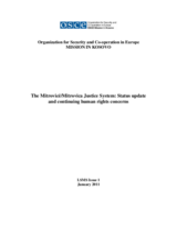 Mitrovicë/Mitrovica Justice System: Status update and continuing human rights concerns