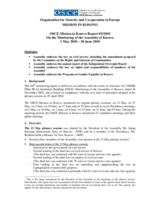 Assembly of Kosovo Monitoring Report 3/2010