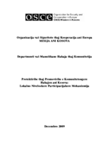 Protection and Promotion of the Rights of Communities in Kosovo (rom)