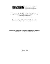 Protection and Promotion of the Rights of Communities in Kosovo (sq)