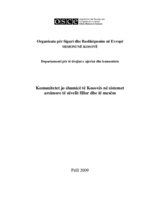 Kosovo non-majority communities within the primary and secondary educational systems (sq)