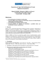Assembly of Kosovo Monitoring Report 4/2009 (sq)