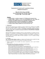 Assembly of Kosovo Monitoring Report