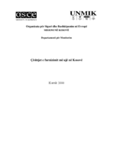 Water Supply Issues in Kosovo (sq)