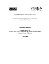Review of privatization in Kosovo