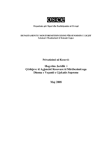 Review of privatization in Kosovo (sq)