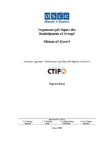 Status Analysis of the Kosovo Fire and Rescue Services (sq)