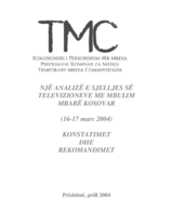An Inquiry into the Performance of Kosovo TVs (sq)