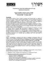 Assembly of Kosovo Monitoring Report (sq)