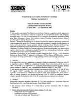 Assembly of Kosovo Monitoring Report (sr)