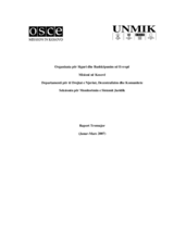 Legal System Monitoring Section Quarterly Report - January/March 2007 (sq)