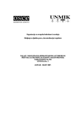 Humanitarian Minority Bus Transportation in Kosovo after Transfer to PISG (sr)