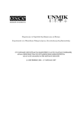 Civil registration of persons belonging to the Roma, Ashkali and Egyptian communities: findings of a monitoring exercise (rom)
