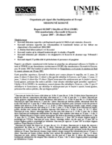 Assembly of Kosovo Monitoring Report (sq)