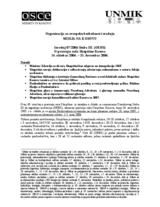 Assembly of Kosovo monitoring report (sr)