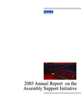 2003 Annual Report on the Assembly Support Initiative