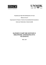 Report on the administrative justice system in Kosovo (sq)