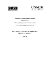 Report on the administrative justice system in Kosovo (sr)