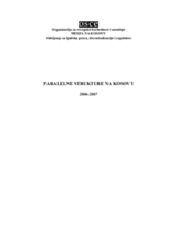Parallel Structures in Kosovo 2006-2007 (sr)