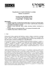 Assembly of Kosovo monitoring report (sr)