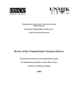 Review of the Criminal Justice System 2006