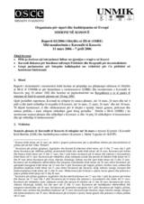 Assembly of Kosovo Monitoring Report (sq)