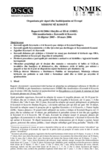 Assembly of Kosovo Monitoring Report (sq)