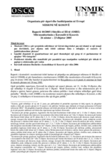 Assembly of Kosovo monitoring report (sq)