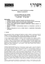 Assembly of Kosovo Monitoring Report (sr)