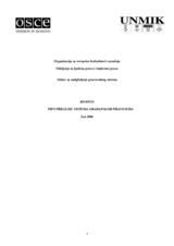 First Review of the Civil Justice System (sr)
