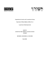 The 7th Review of Kosovo's Criminal Justice System
