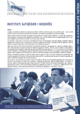 Kosovo Judicial Institute - Fact Sheets (sq)