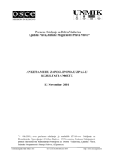 JIAS employment survey: Results report (sr)