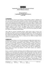 Combating Trafficking in Kosovo