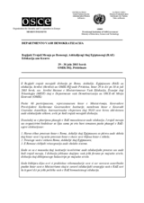 Roundtable on Roma, Ashkali and Egyptian (RAE) Education in Kosovo (rom)