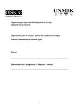 Report 9: Administration of Justice (sq)