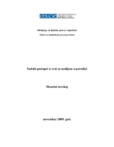 Legal System Monitoring Section Monthly Report - November 2009 (sr)